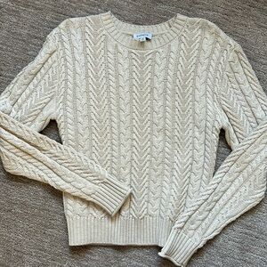 Evereve Cable Knot Classic Sweater